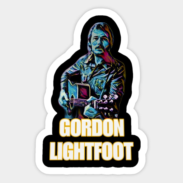 Gordon Lightfoot Sticker by ZIID ETERNITY